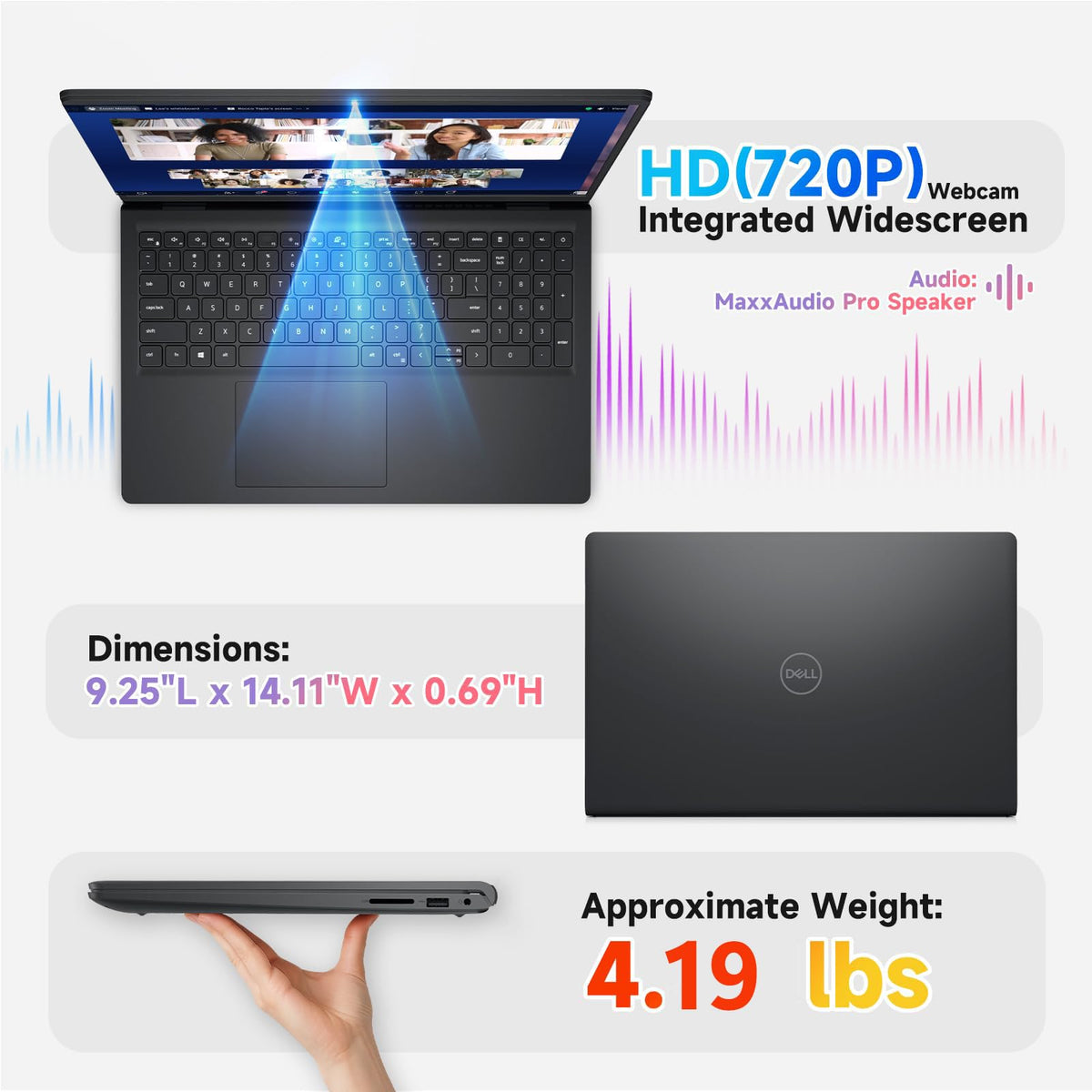 15.6" Touchscreen Laptop, 8GB DDR5 RAM, 512GB SSD, Intel i7-1355U K687868