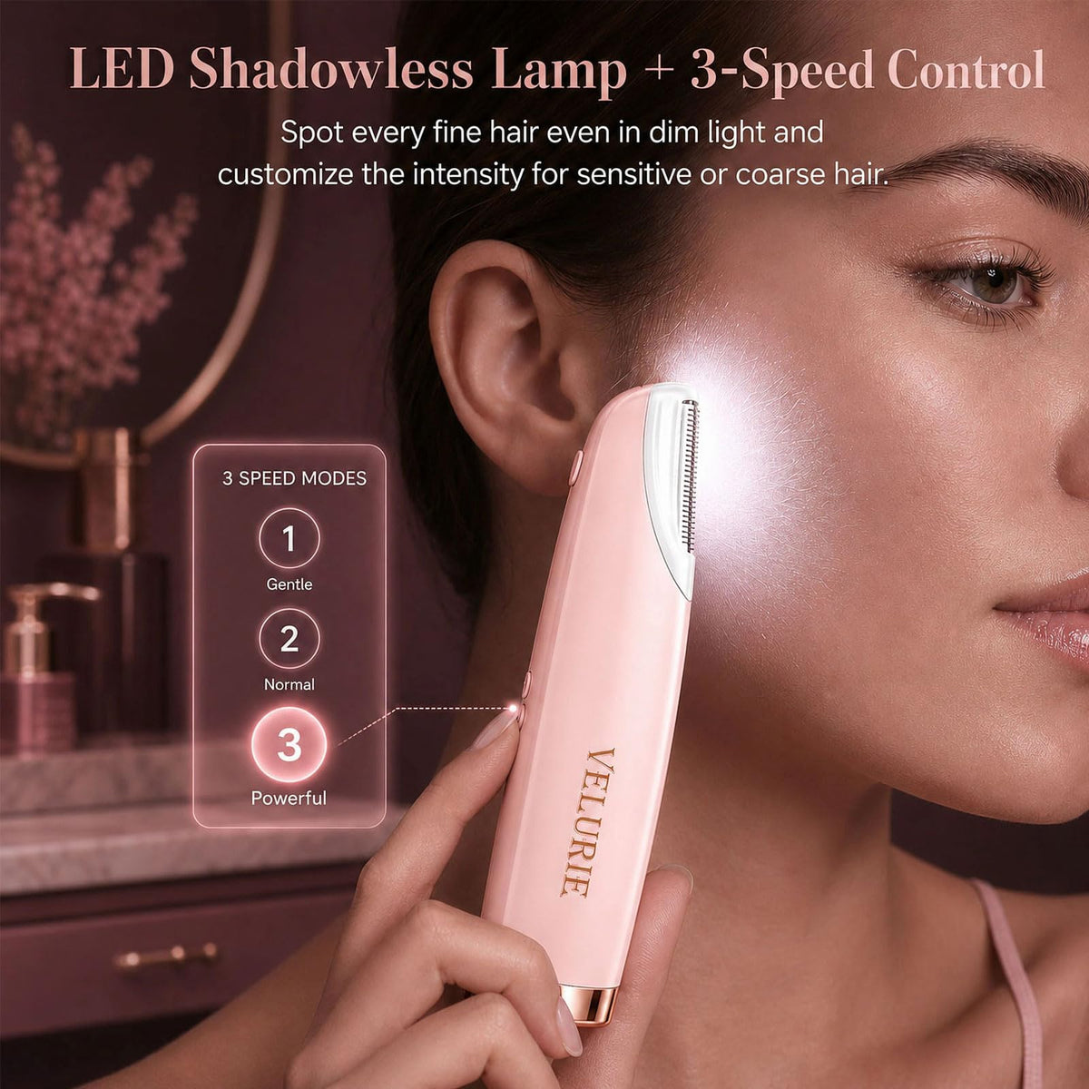 Pink Dermaplane Razor B500