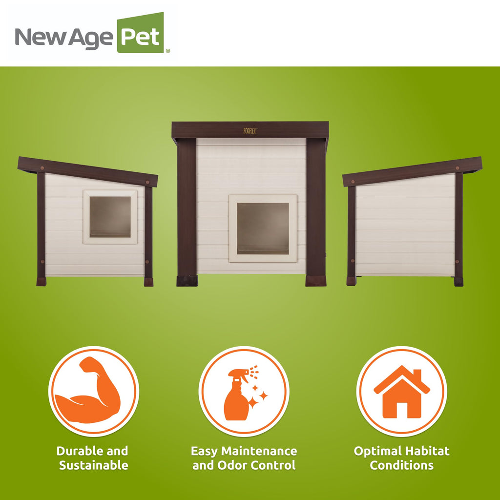Maple Brown Outdoor Cat House O753201