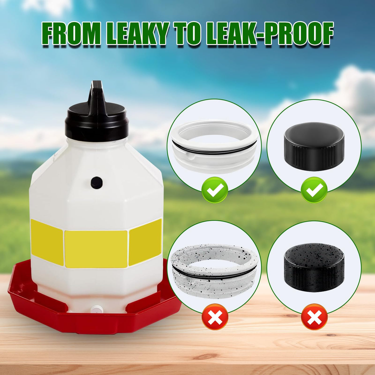 Poultry Waterer Replacement Parts Kit K42743
