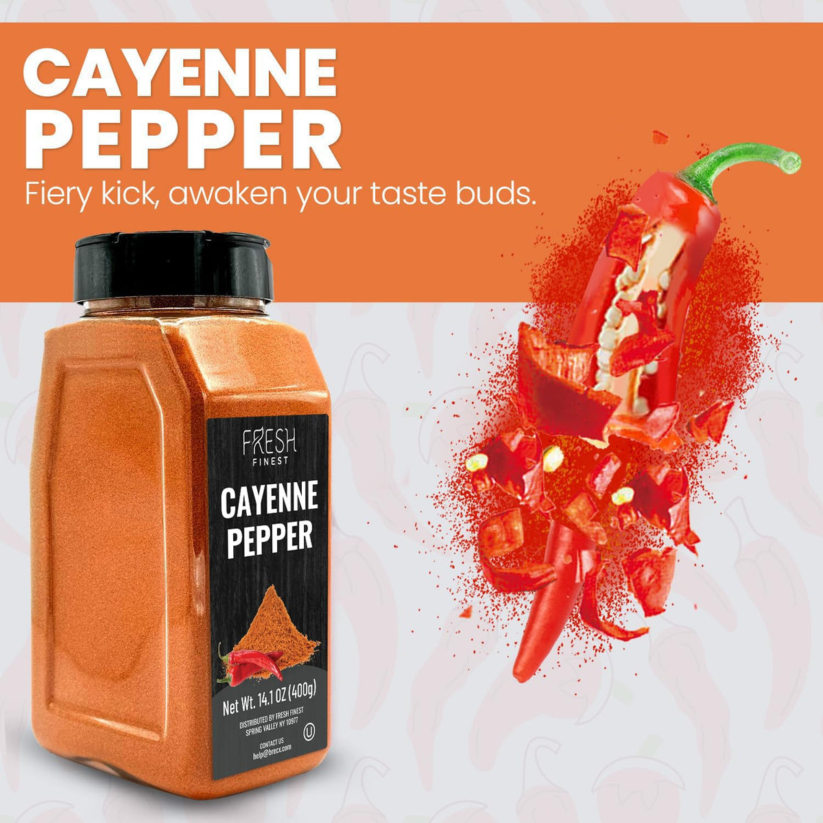 Cayenne Pepper Powder 14.1 oz Red Pepper Spice L7451