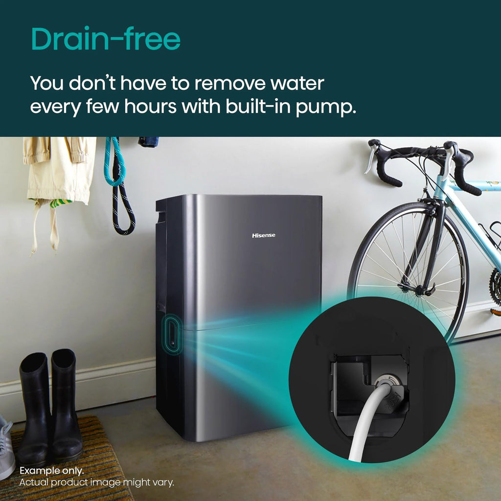 50-Pint Portable Dehumidifier with Built-In Pump I91715