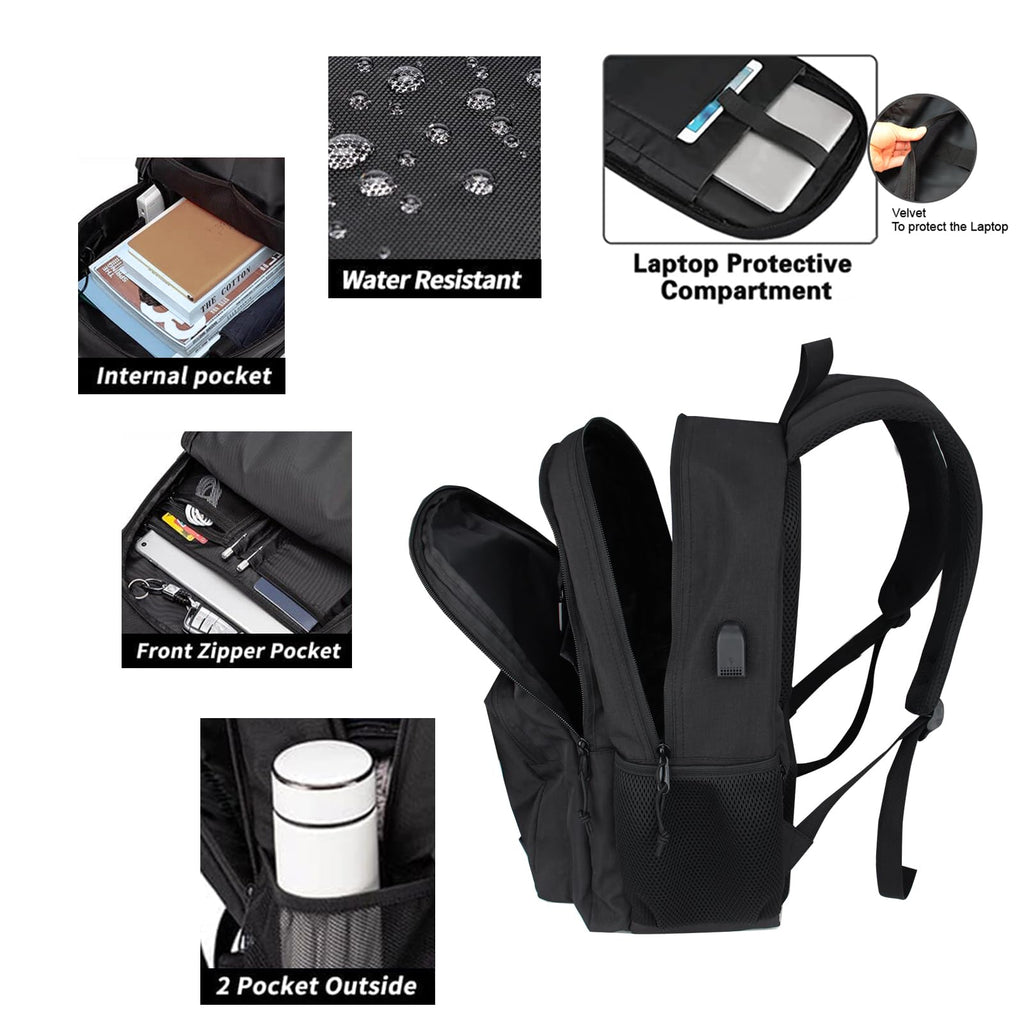 Anti Theft Laptop Backpack with USB Charging Port U9736