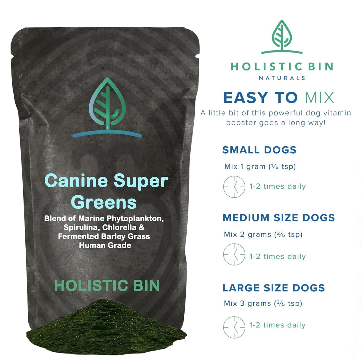 Plant-Based Dog Food Toppers Supplement Powder 50g C1051