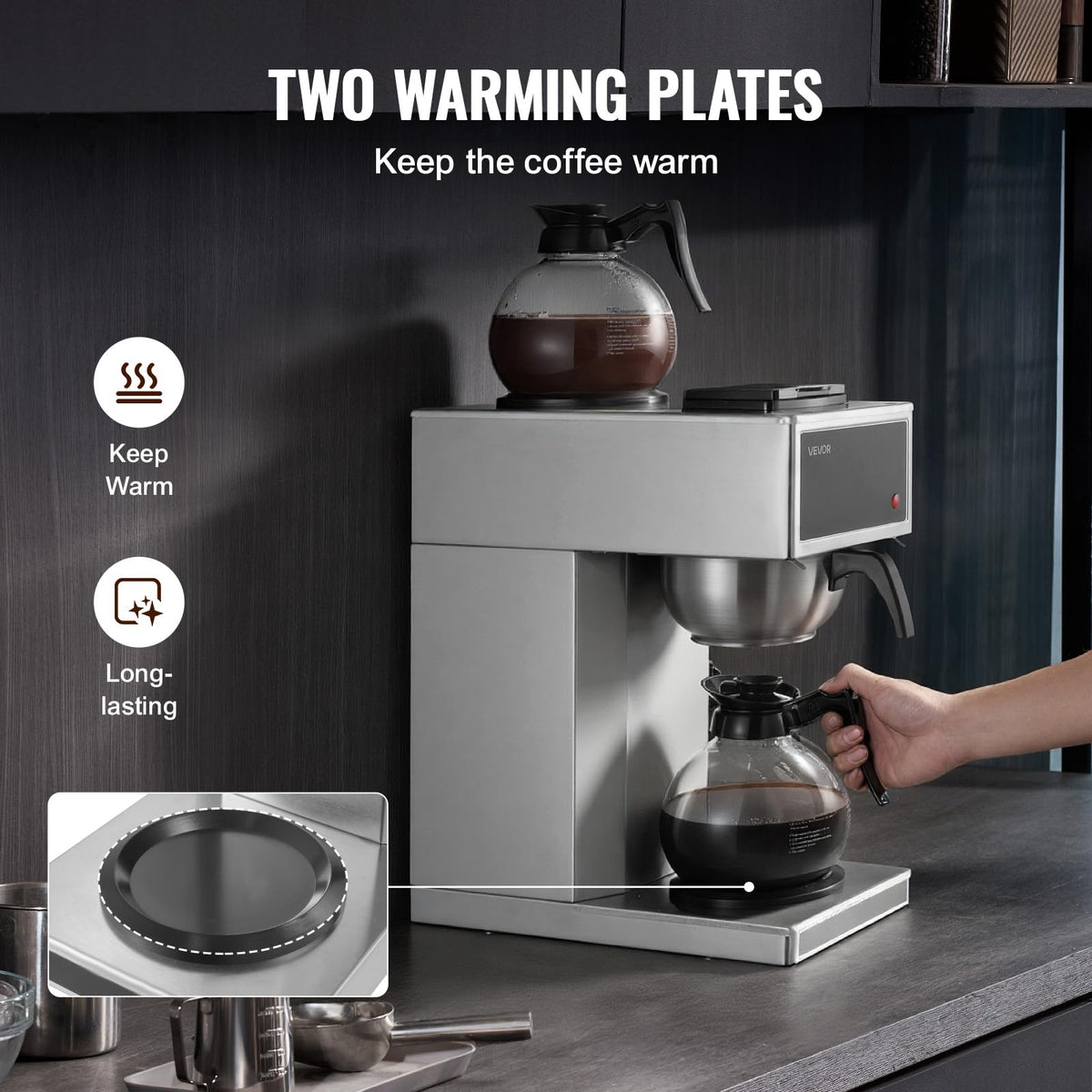 Commercial Drip Coffee Maker 12 Cups O5977