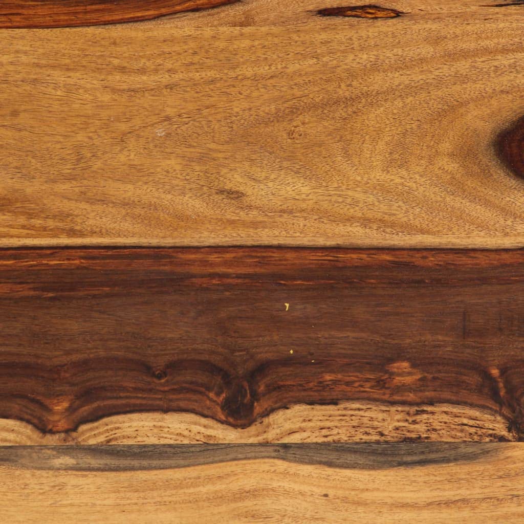 Industrial Coffee Table Solid Sheesham Wood with Metal Legs C90860