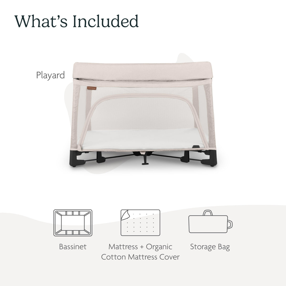 Portable Playard, Bassinet & Travel Crib W2327