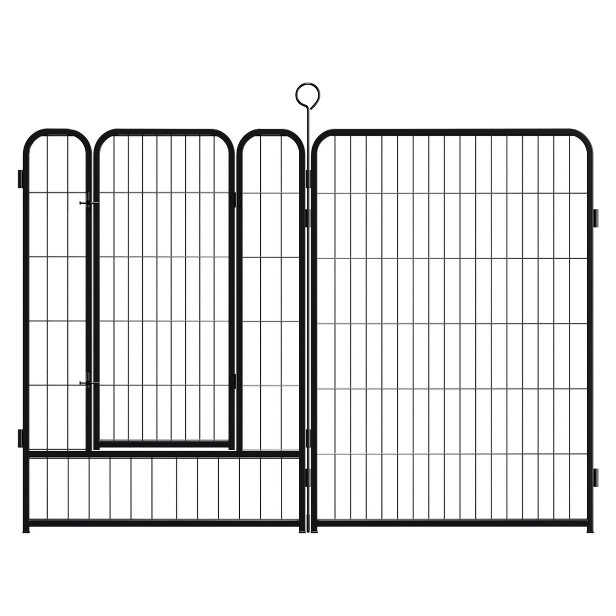 Heavy-Duty Iron Exercise-Pen System Portable Yard Camping Kennel Alternative J78590
