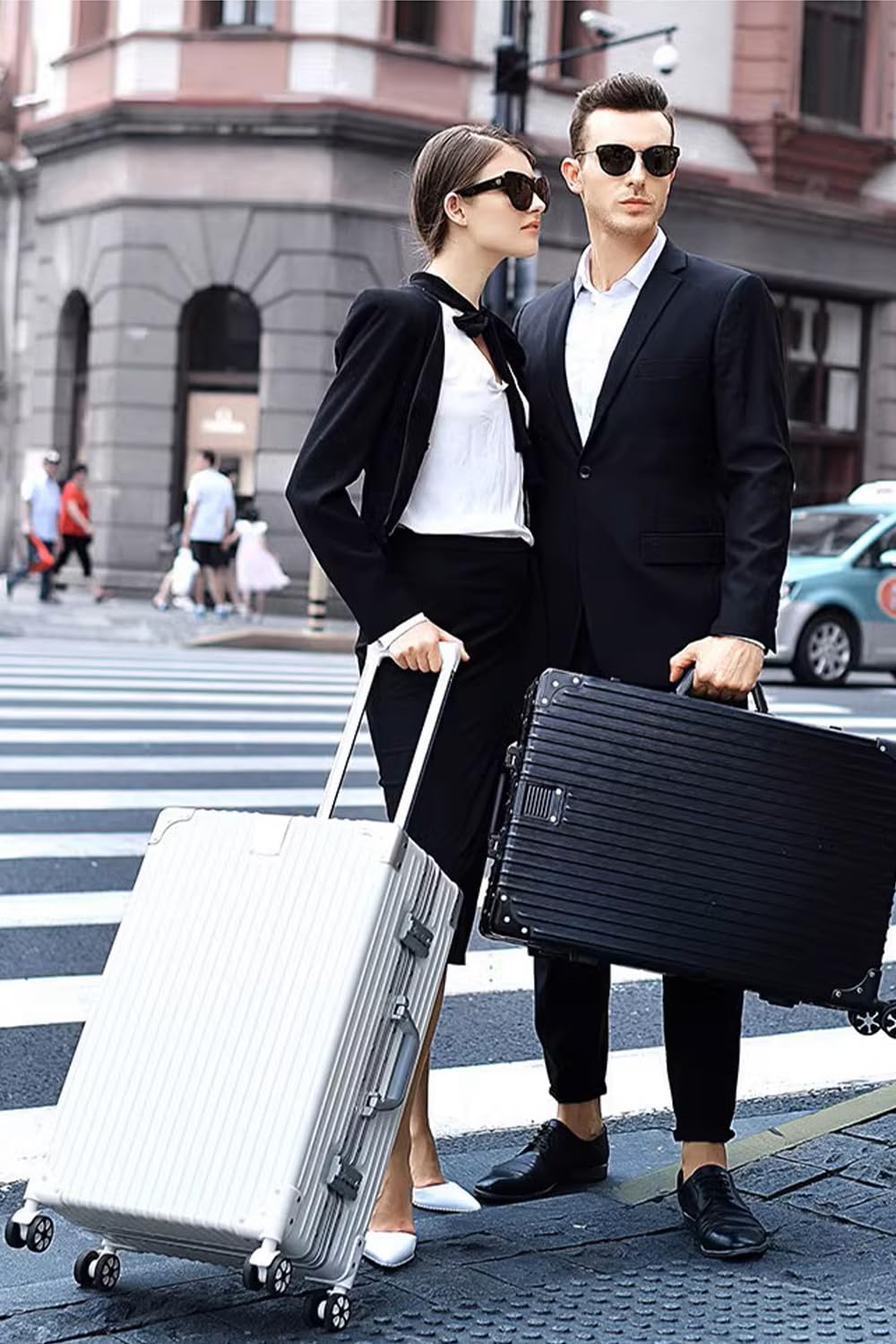 Zipperless Aluminum Frame 20 Inch Carry On Suitcase C275112