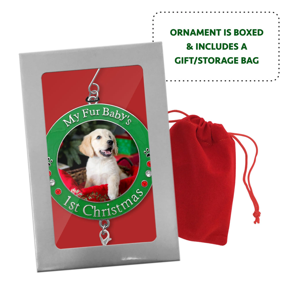 Dog Christmas Photo Ornament 3-Pack 3 Inch B9288