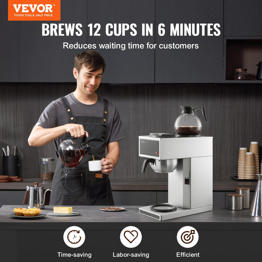 Commercial Drip Coffee Maker 12 Cups O5977