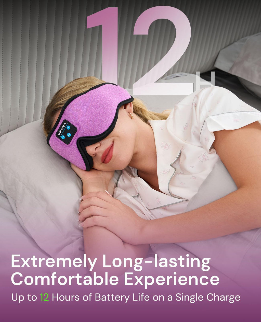 Bluetooth Sleep Mask with Blackout Eye Mask S2878