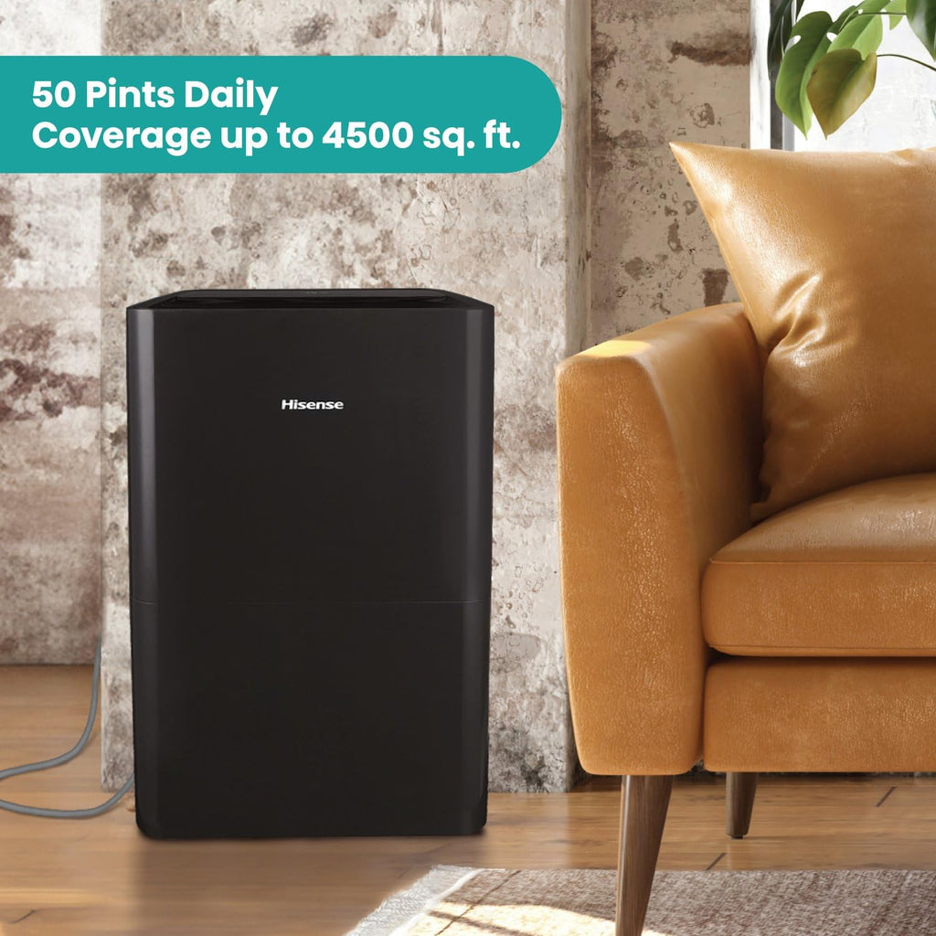 50-Pint Portable Dehumidifier with Built-In Pump I91715
