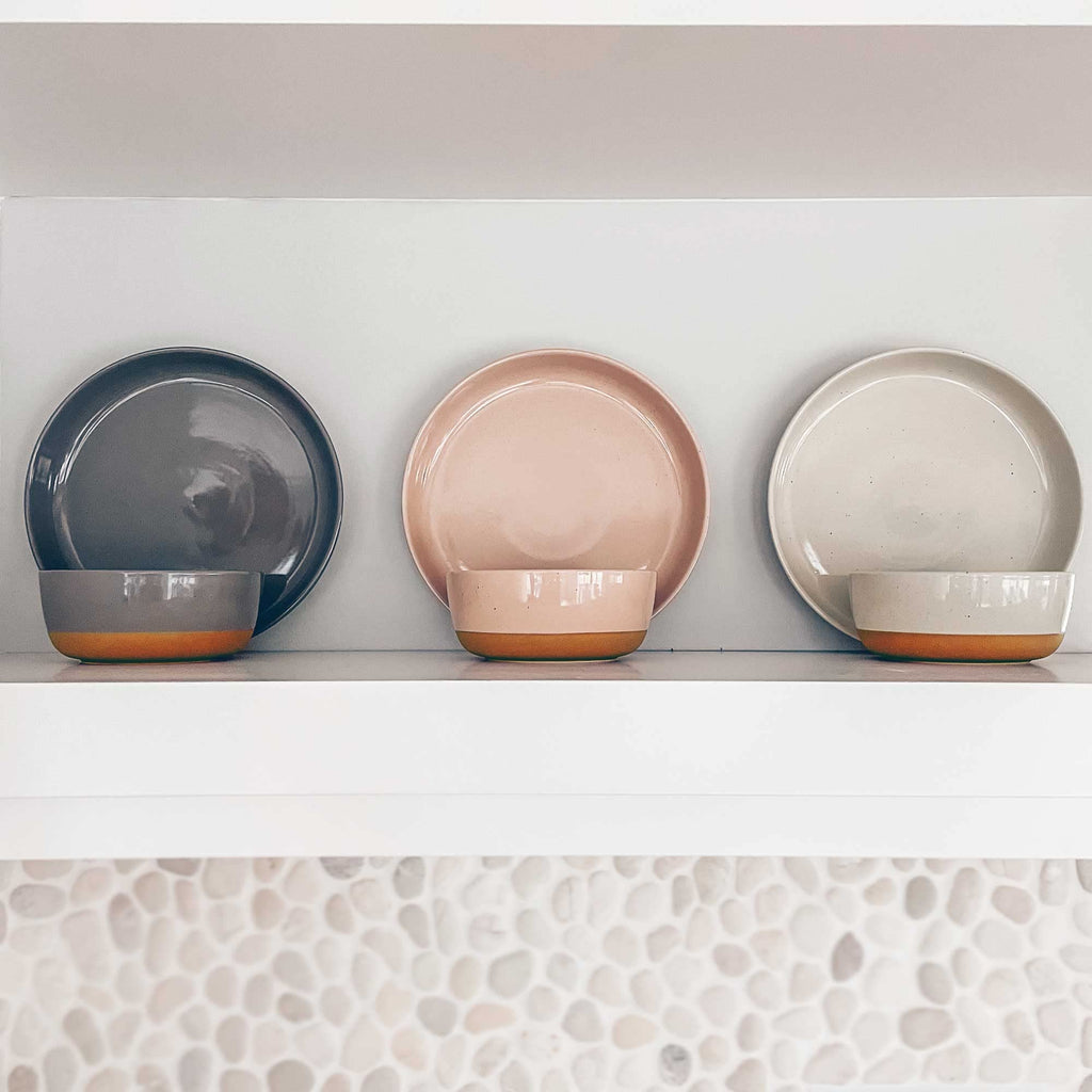 Ceramic Pasta Bowl Set of 4-35oz Microwave Safe L6686