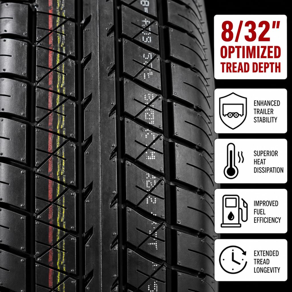 2-Pack Trailer Tire Rim Assembly 4.80-12 12 5 Lug Silver D790