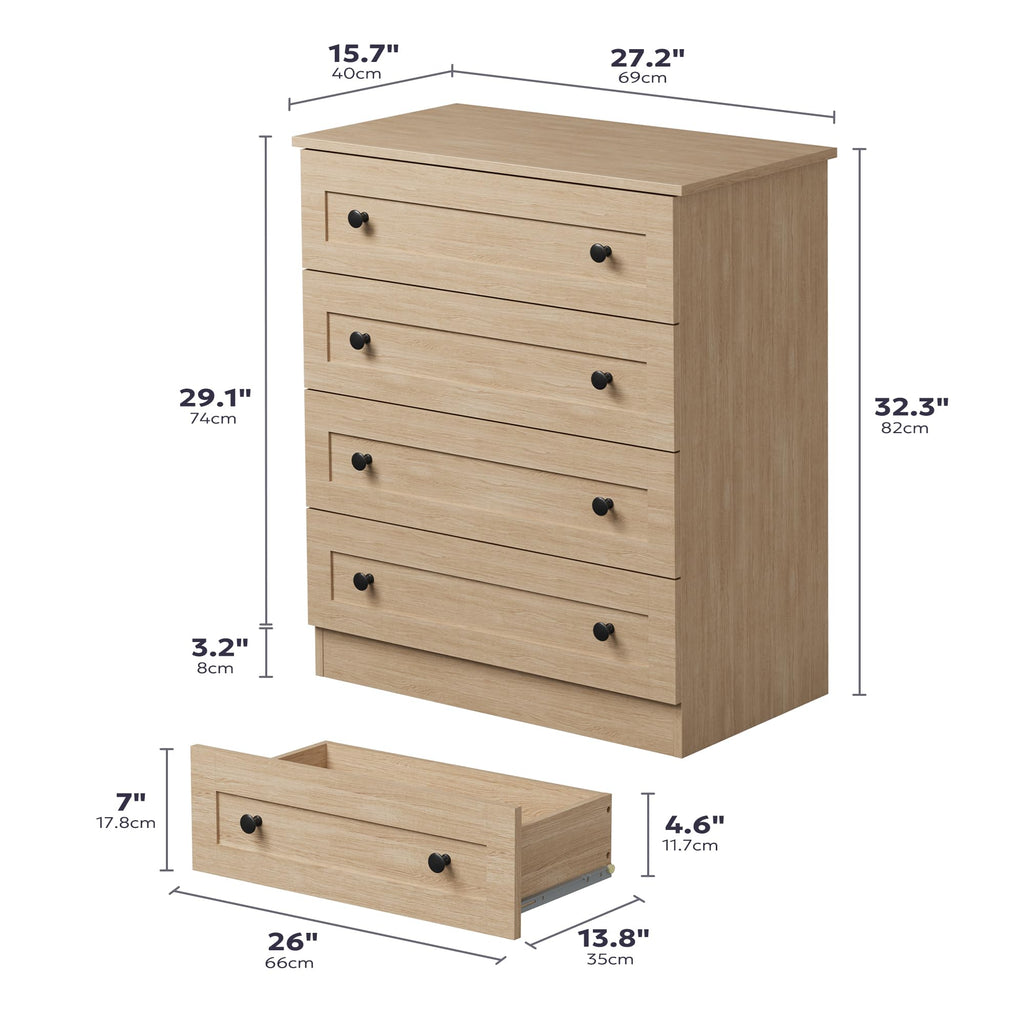 4 Drawer Dresser L308961