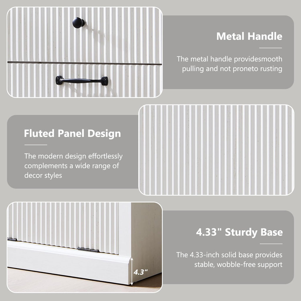 White Tilt Out Laundry Hamper Cabinet P9565