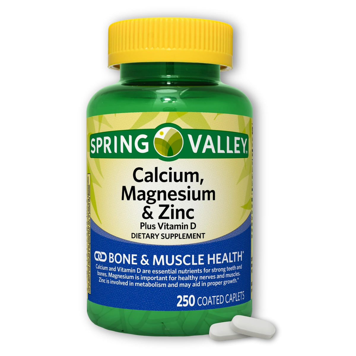 Calcium Magnesium Zinc with D3 Caplets 250ct R223300