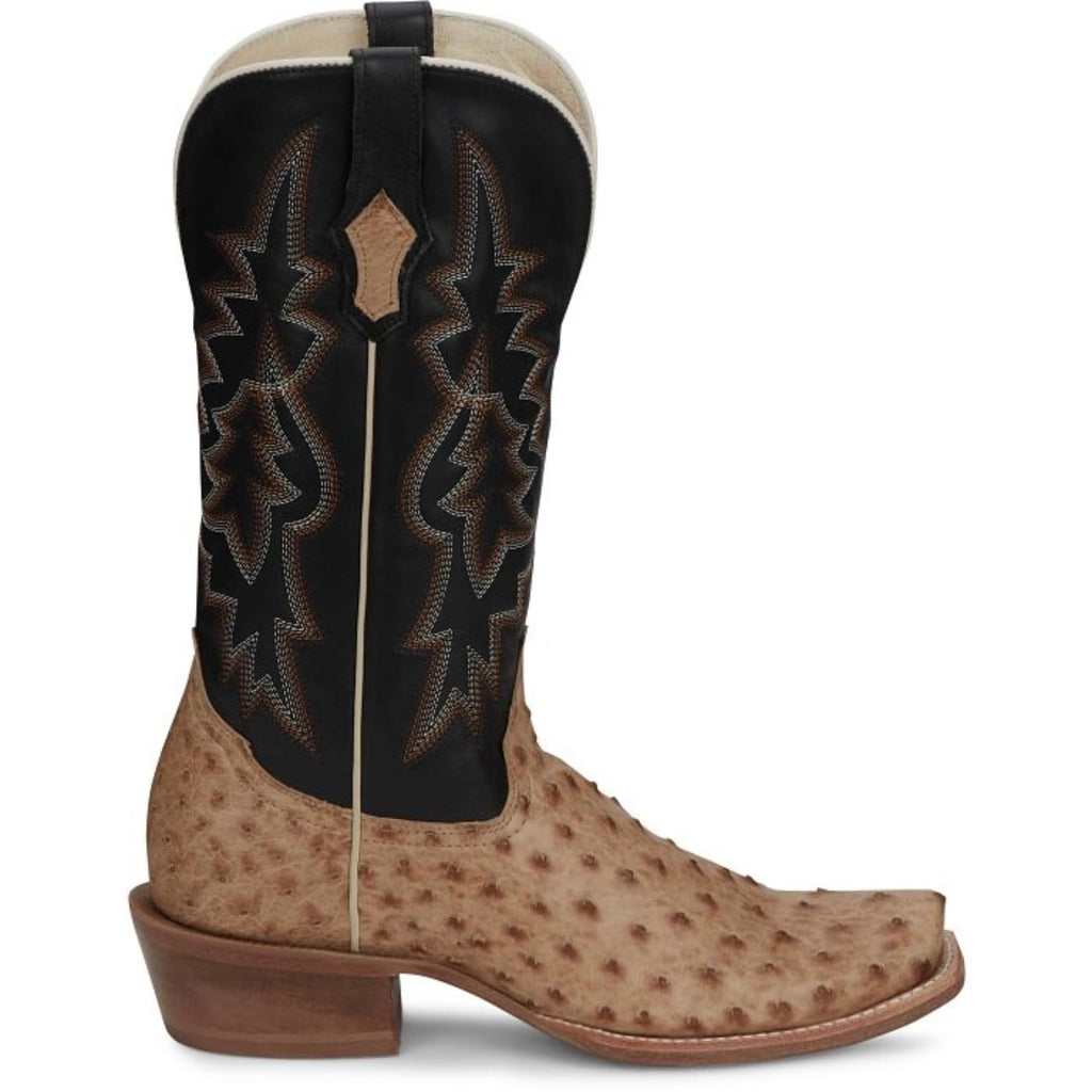 Full Quill Ostrich Leather Western Boots Z56274