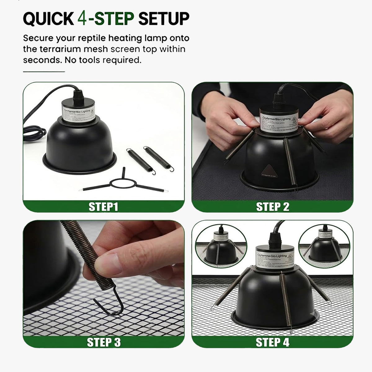 Black Lamp Fixture Mounting Spring Clips Y977626