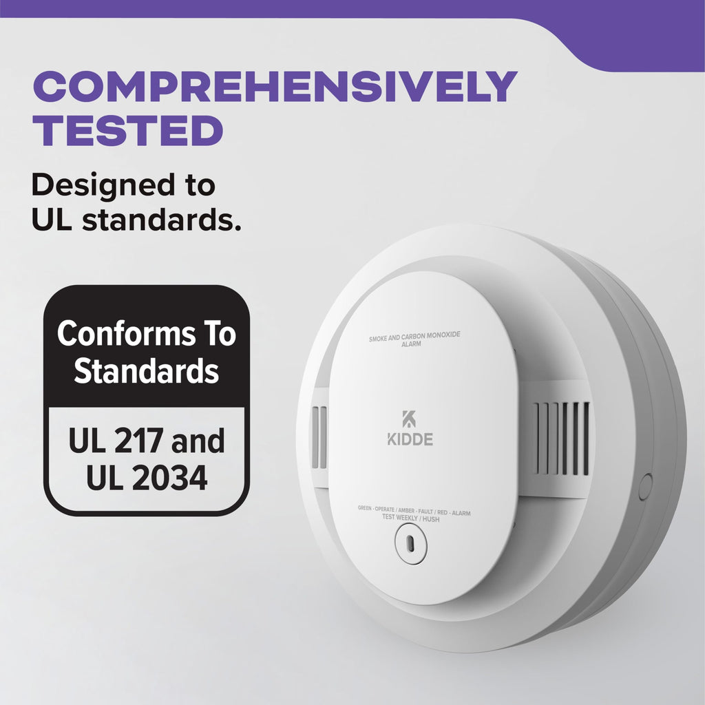 Smoke & Carbon Monoxide Detector, AA Battery-Powered, 3 Pack U287587