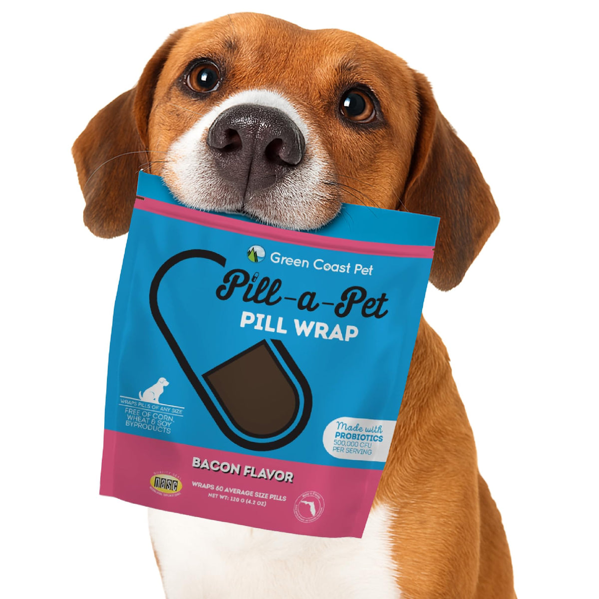 Bacon Flavor Dog Pill Wrap J2536