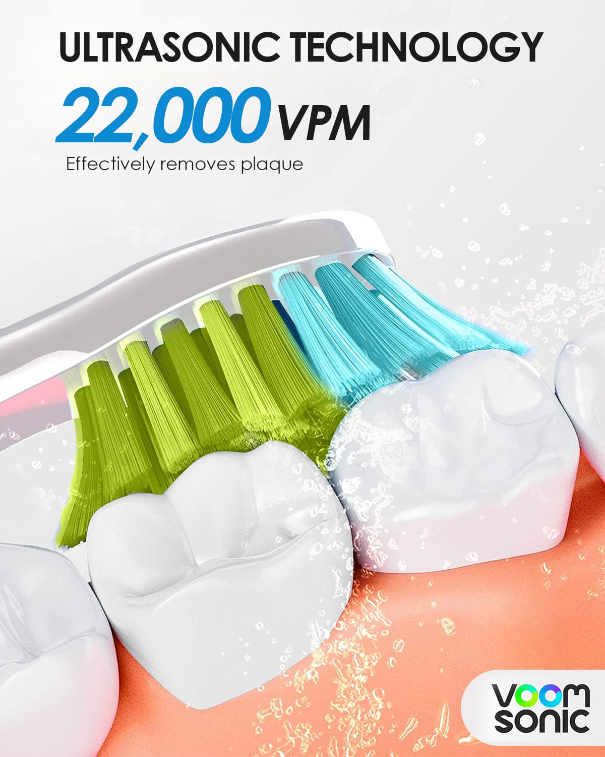Black Blue 2-Pack Travel Electric Toothbrush M460585