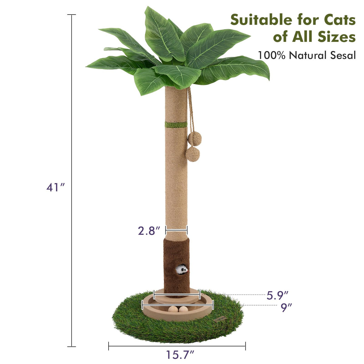 Tall Cat Scratching Post E72419