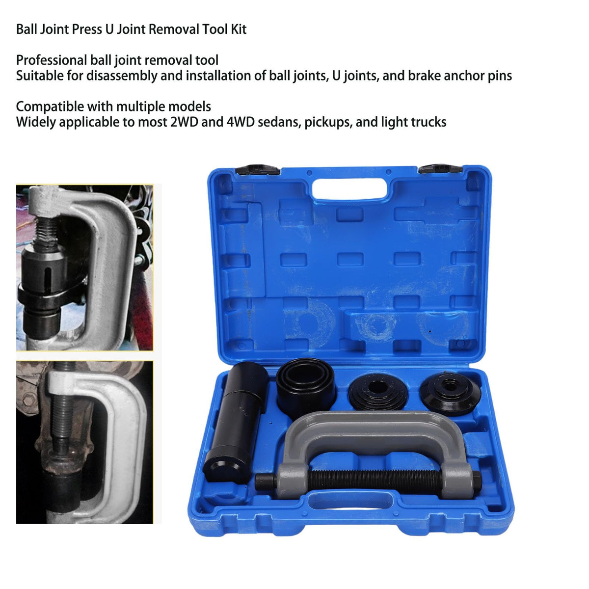 Ball Joint U Joint Removal Tool Kit with 4WD Adapter D35412