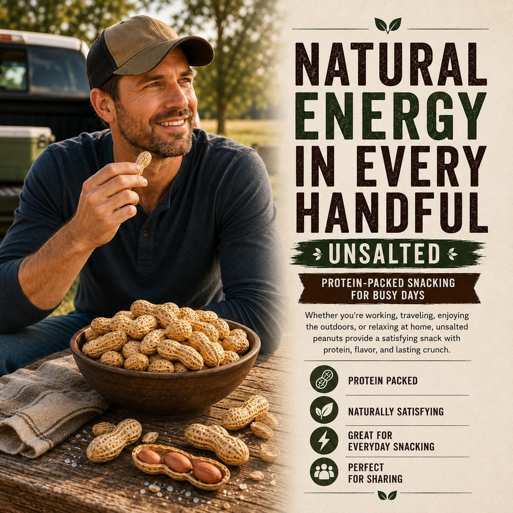 4 LB Unsalted Roasted Peanuts In Shell V116