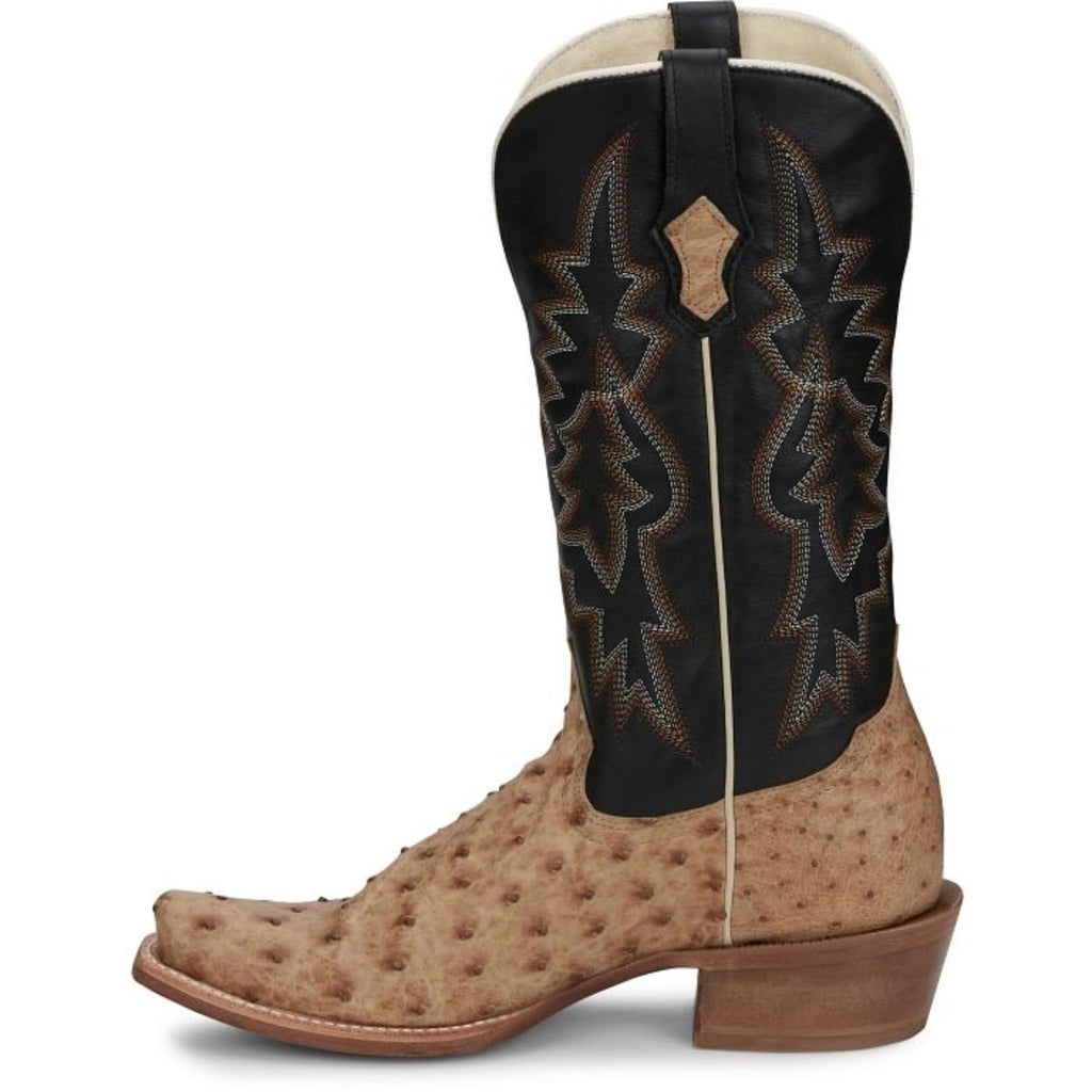 Full Quill Ostrich Leather Western Boots Z56274