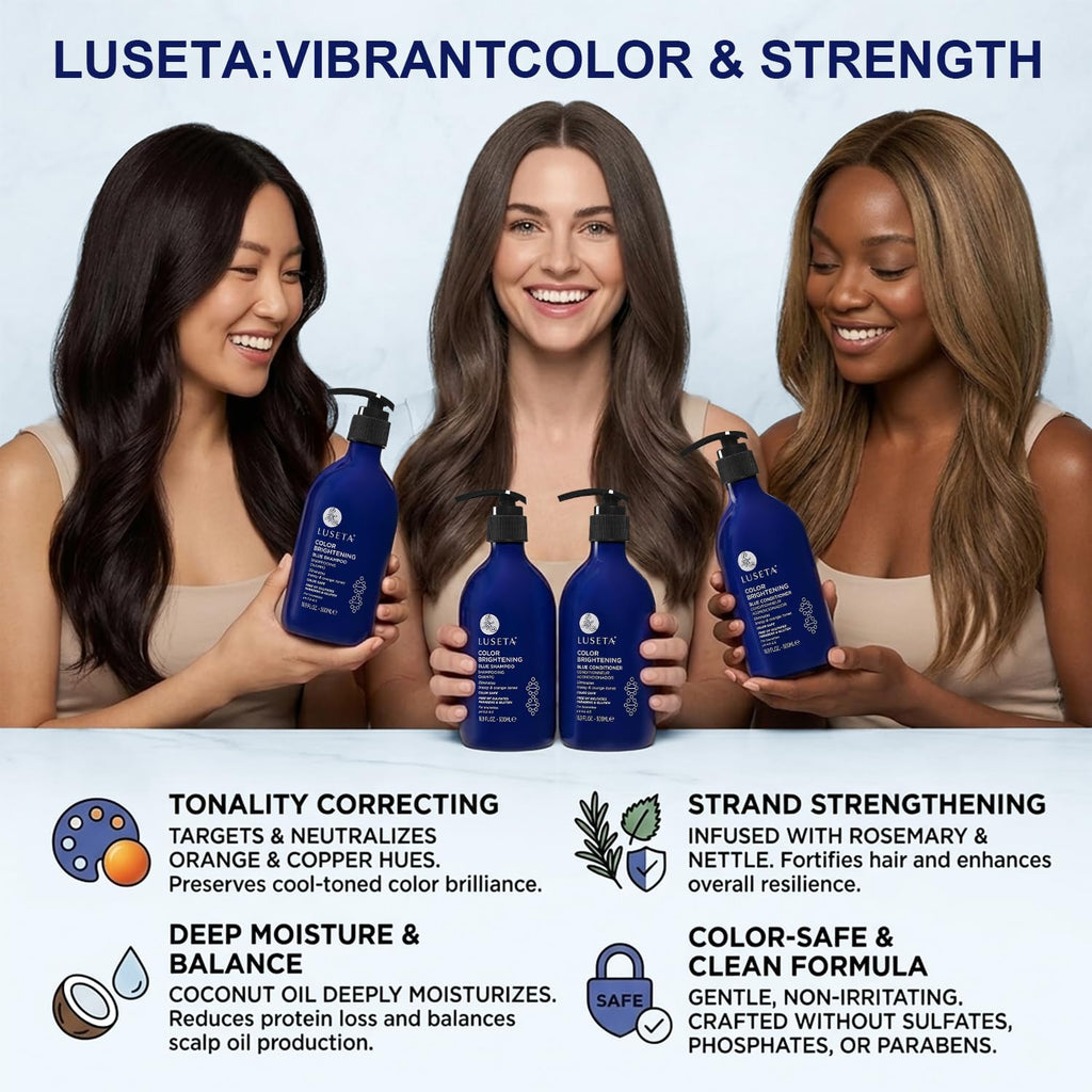Blue Shampoo & Conditioner Set 2x16.9oz X263