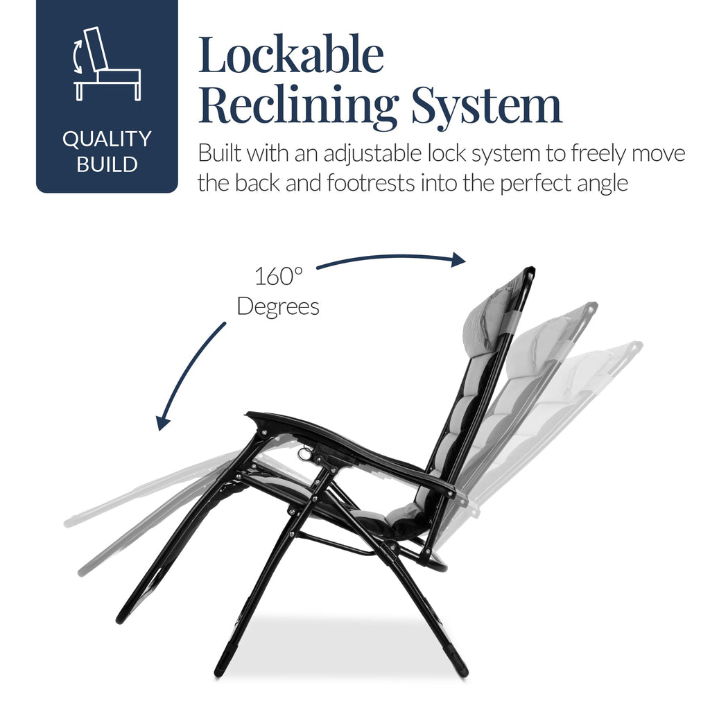 Oversized Padded Zero Gravity Chair Recliner B184