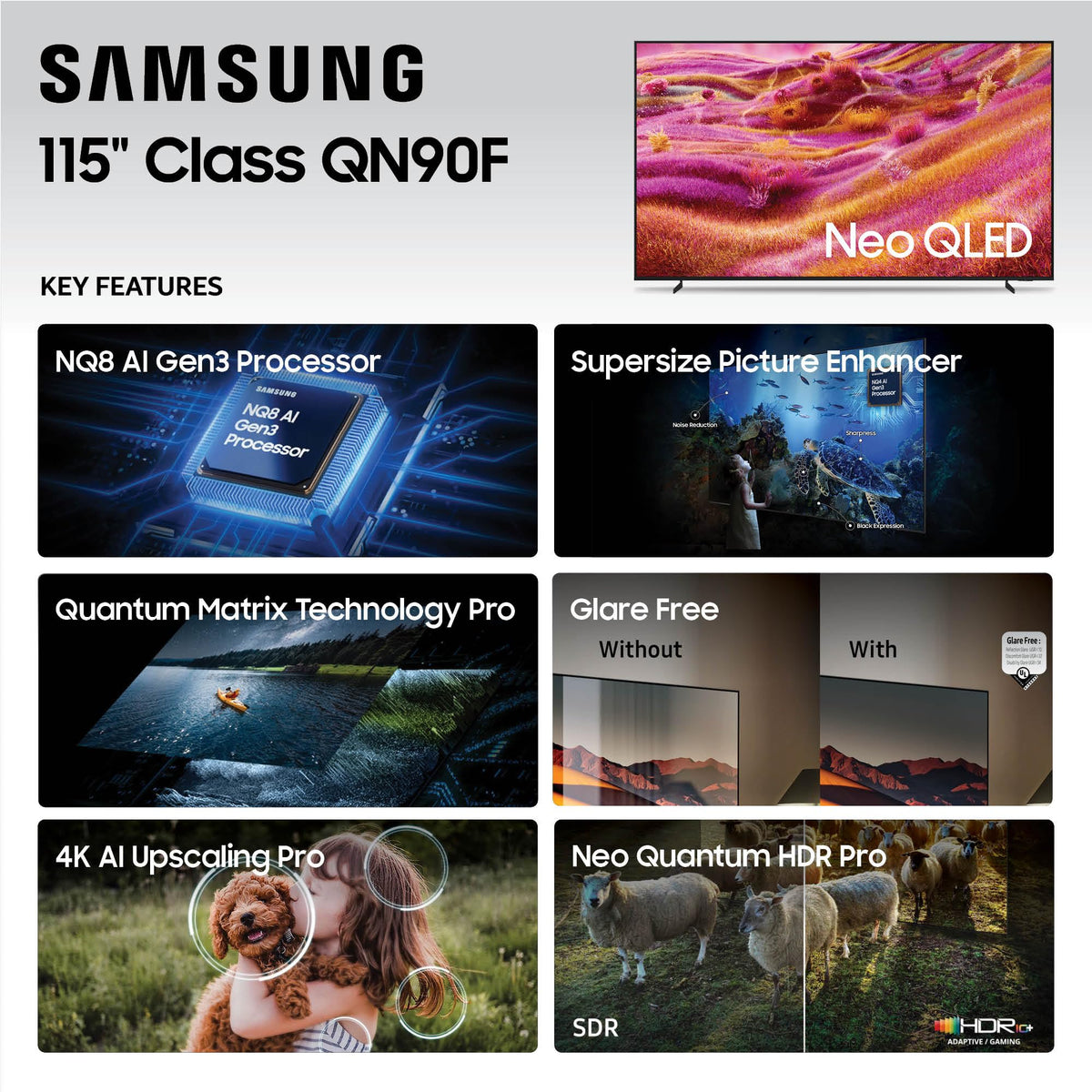 115" 4K Neo QLED Smart TV Z90470