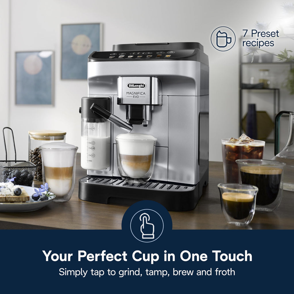 Automatic Espresso Machine with Milk Frother D7401