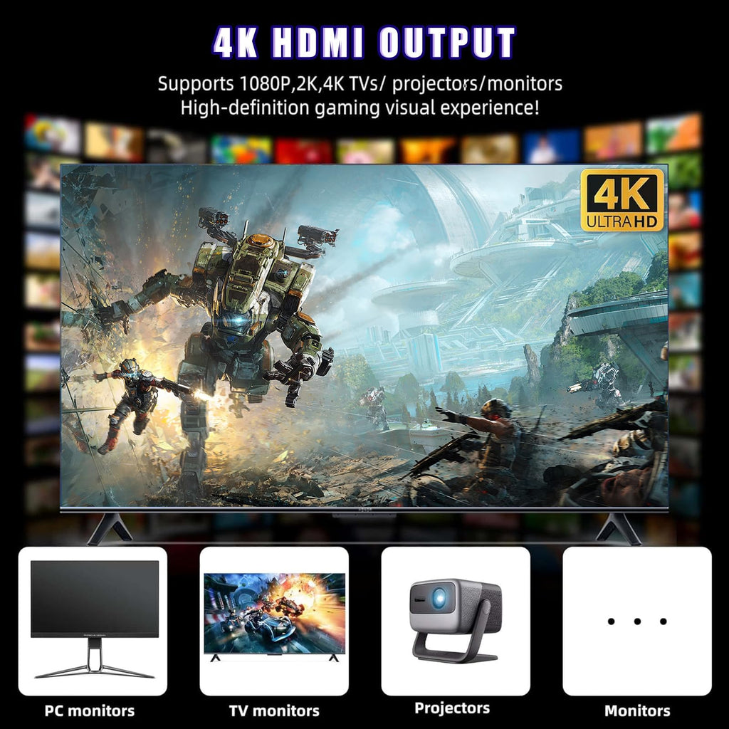 Wireless Retro Gaming Console Built-in 20,000+ Games Z49720