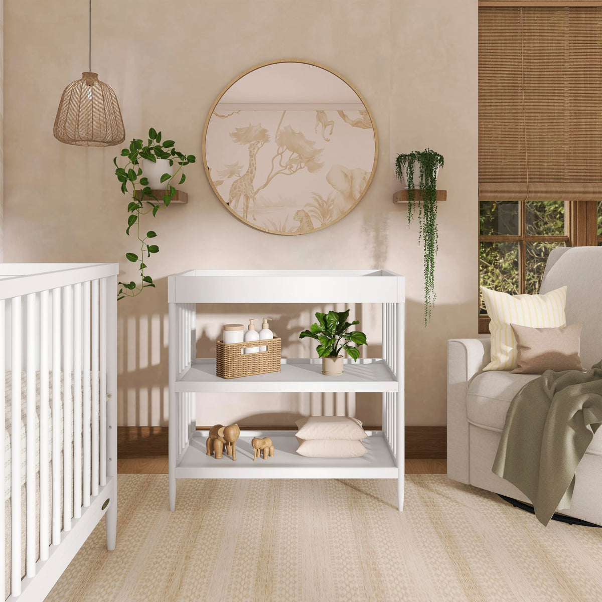 White Changing Table V881
