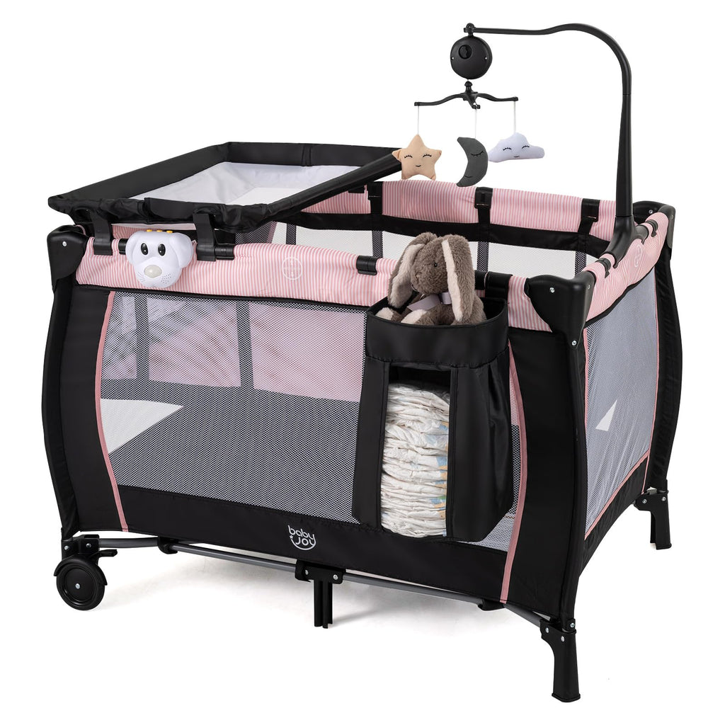 3 in 1 Pack and Play Portable Baby Playard with Bassinet B290544