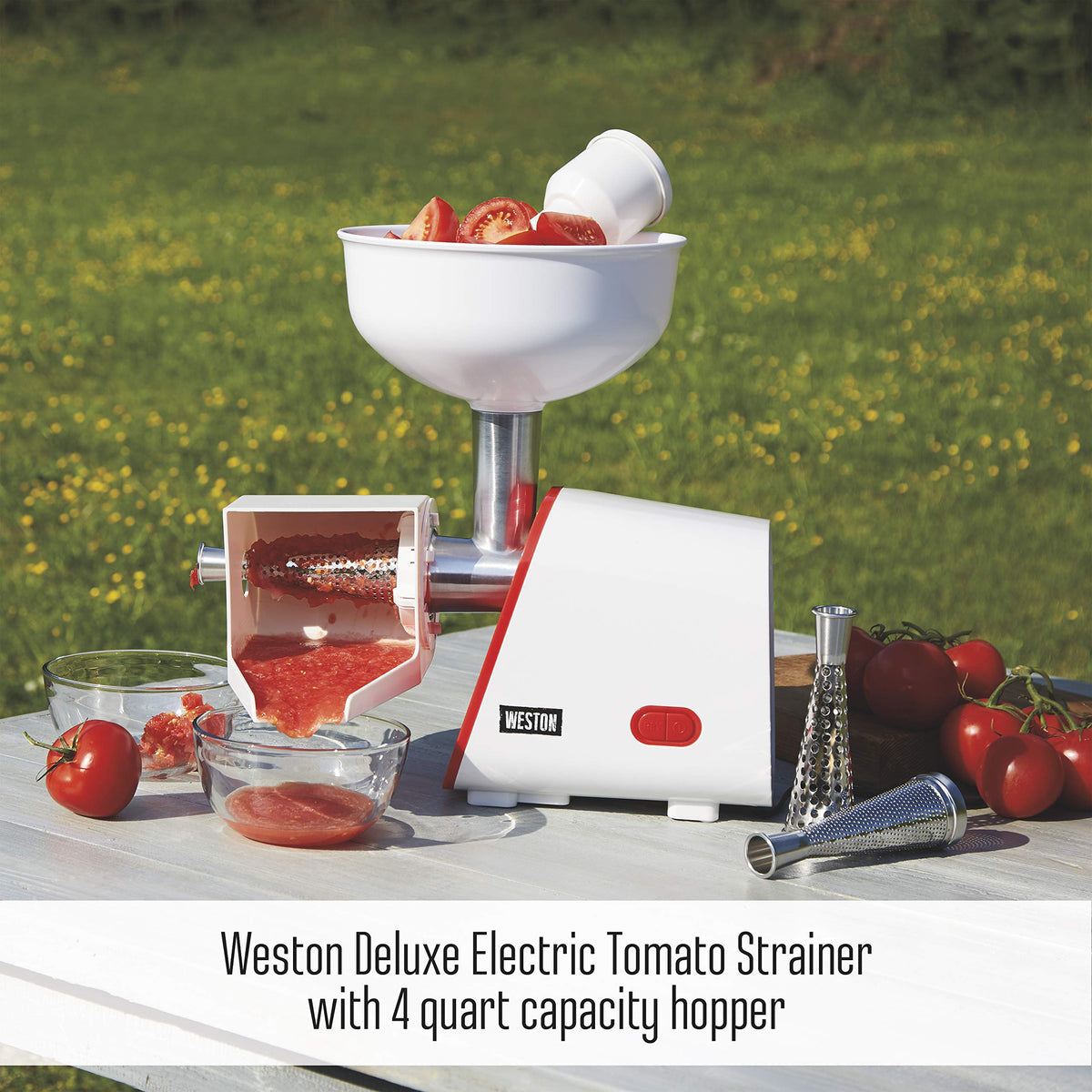 Electric Tomato Strainer, Food Mill & Sauce Maker A83885