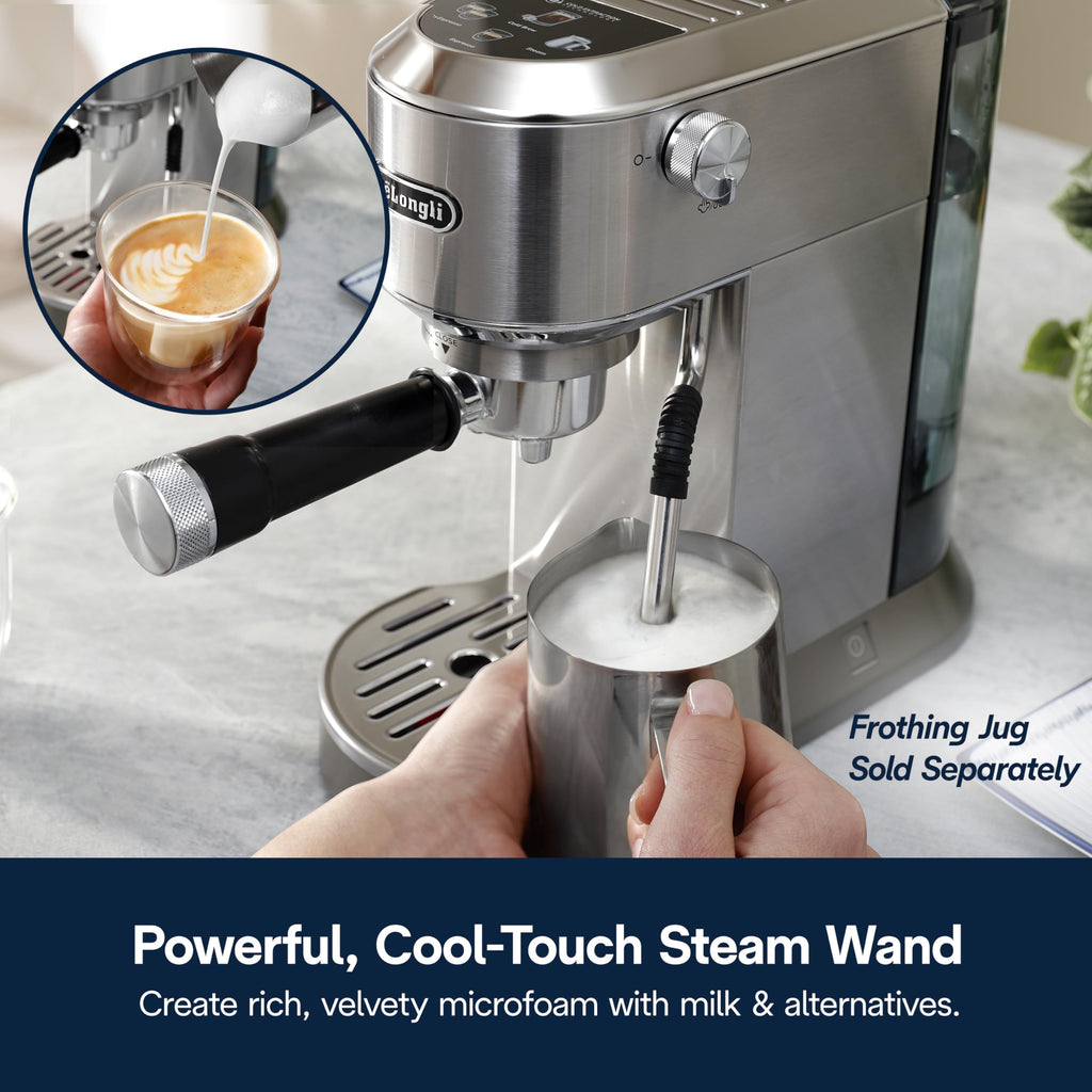 Compact Espresso Machine with Milk Frother S107907