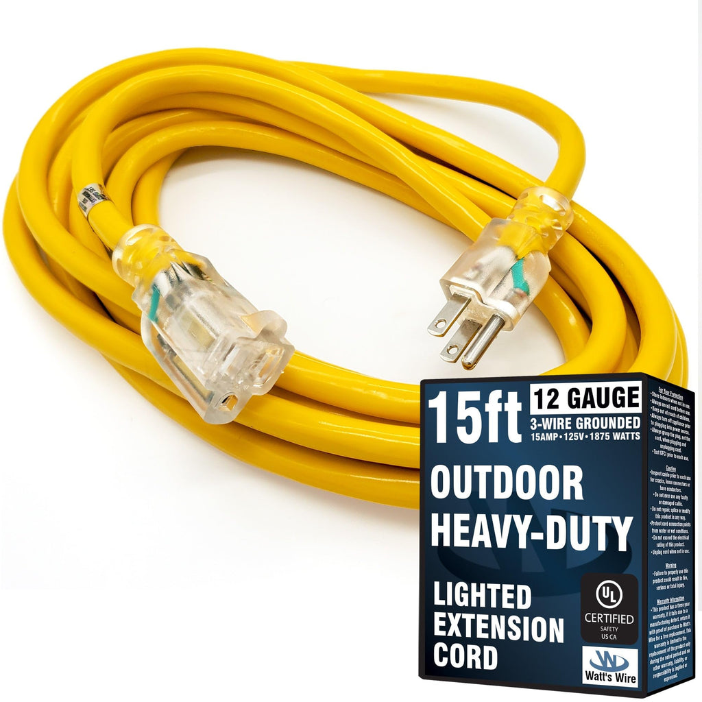 15 ft 12 Gauge Heavy Duty Extension Cord X5764