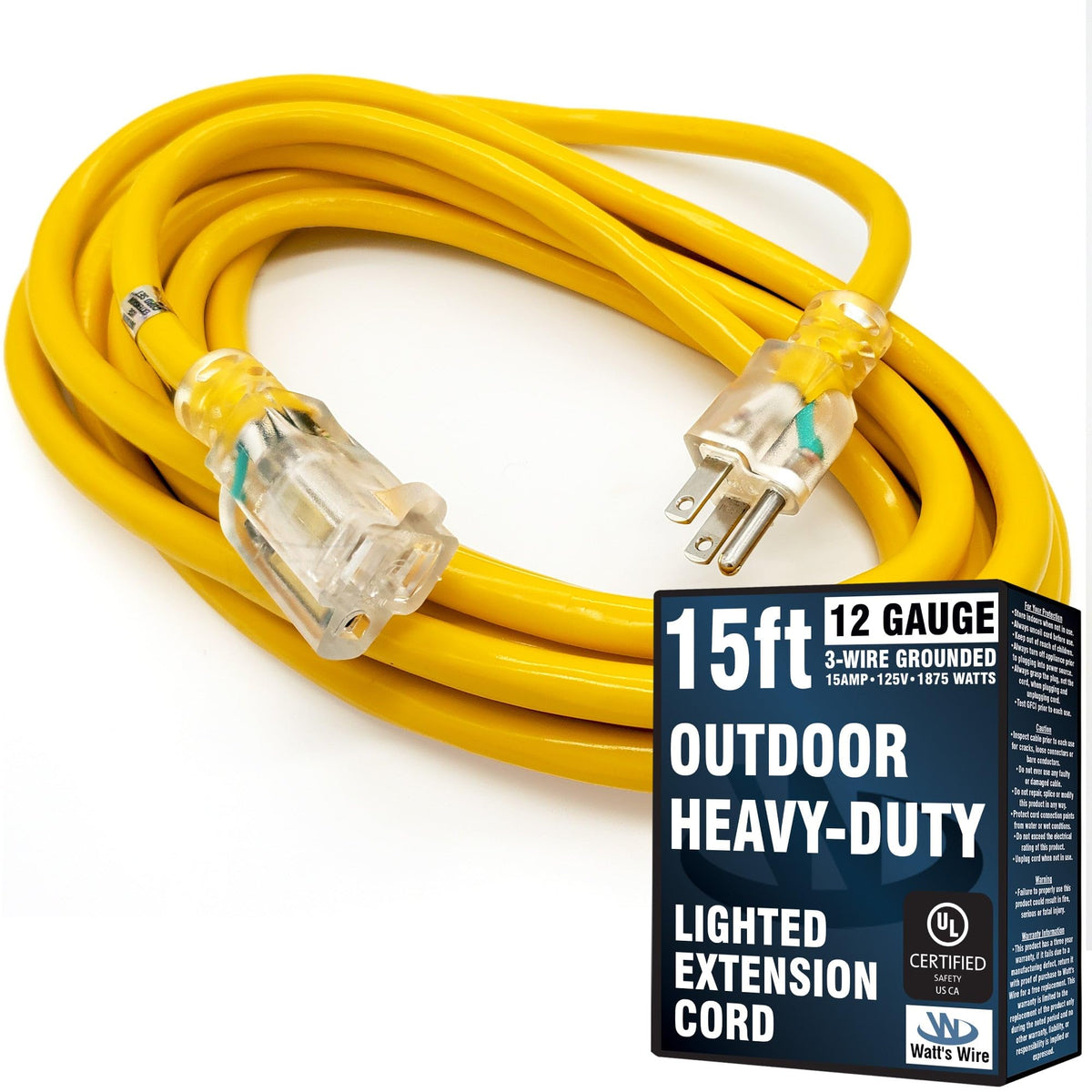 15 ft 12 Gauge Heavy Duty Extension Cord X5764