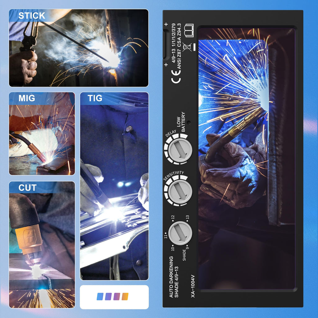 Auto Darkening Welding Lens Variable Shade 4/9-13 G340627