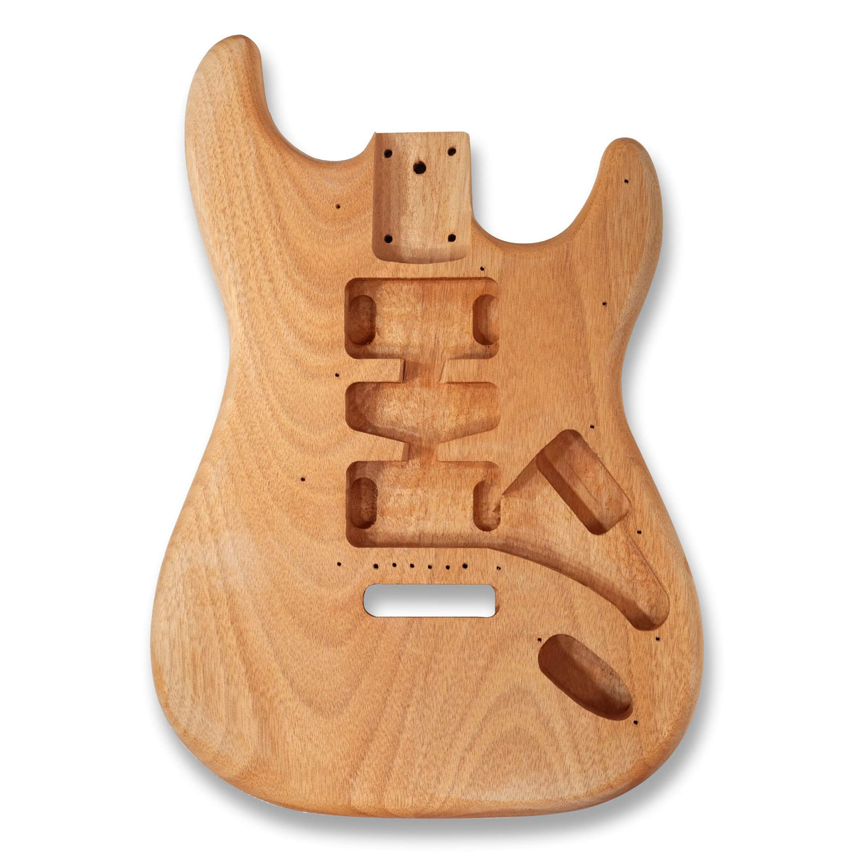 Electric Guitar Kit Okoume Body Maple Neck Ebony Fingerboard F4041