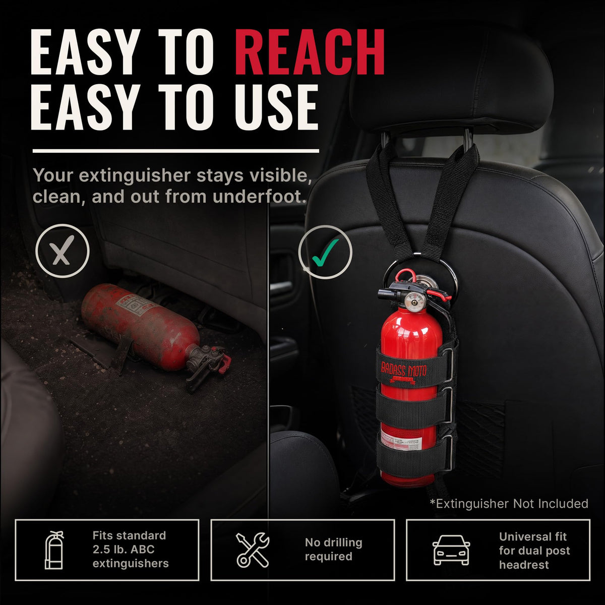 Car Fire Extinguisher Mount G8705