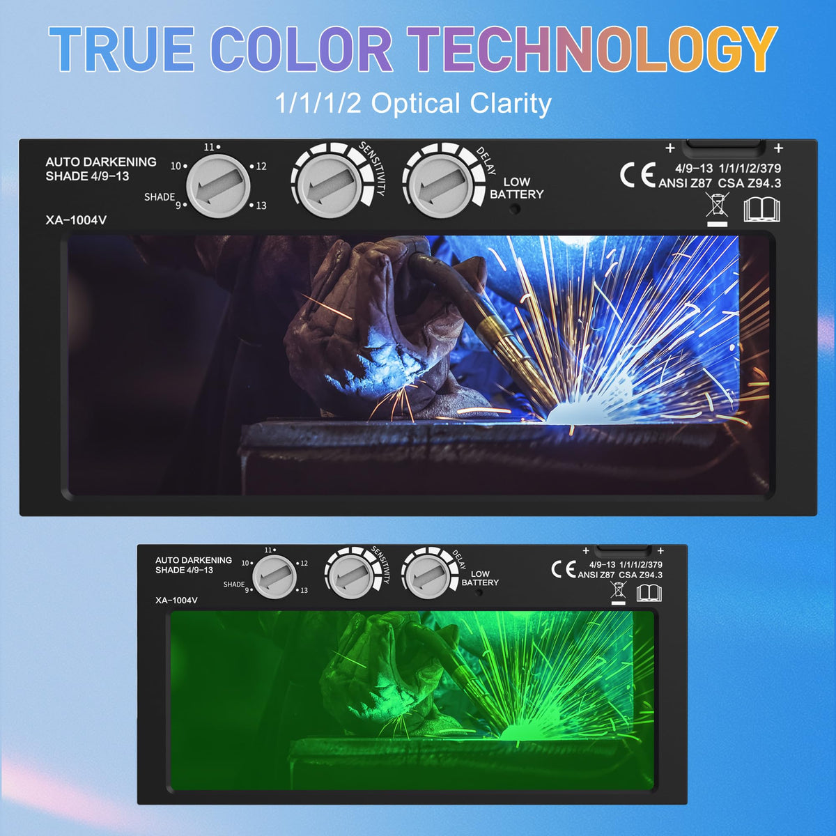 Auto Darkening Welding Lens Variable Shade 4/9-13 G340627