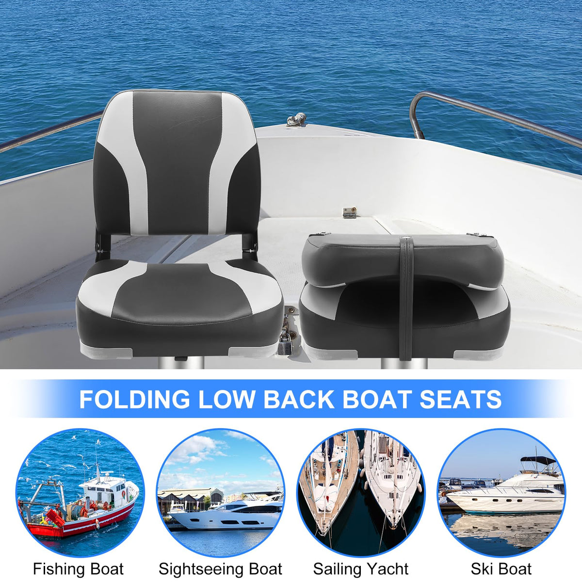 Folding Boat Seat 2 Pack Z842