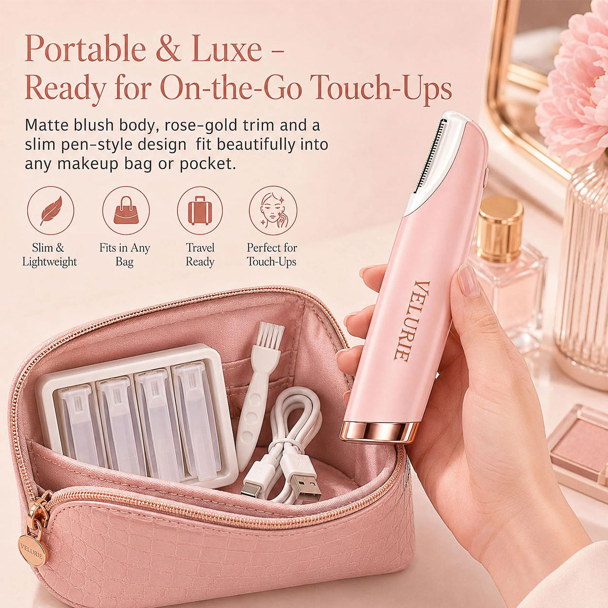 Pink Dermaplane Razor B500