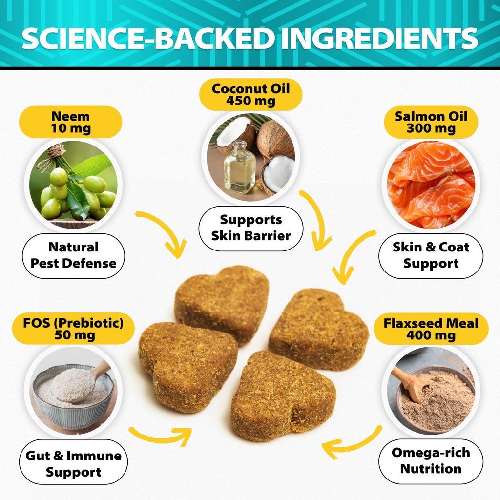 Natural Flea & Tick Chews for Dogs A279930