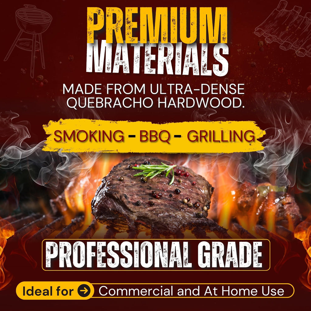 Extra Large Lump Charcoal White Quebracho Wood 33lb T82654